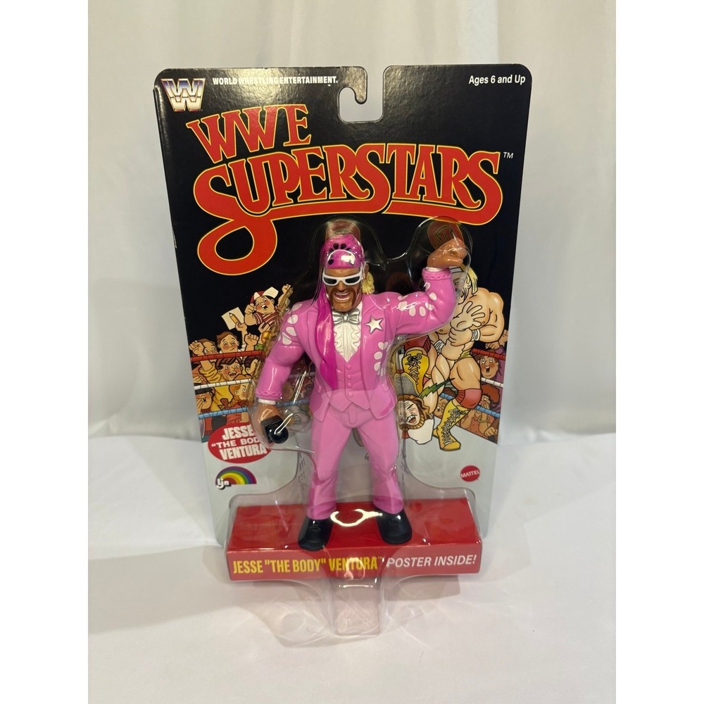 WWE Jesse The Body Ventura LJN Mattel Wrestling Figure 2026 BLACK CARD